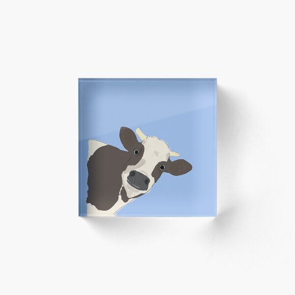 Cow Acrylic Block