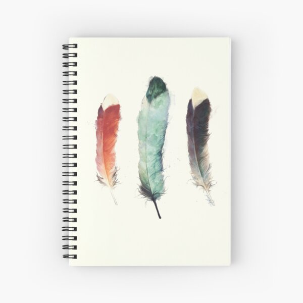 Feathers Spiral Notebook