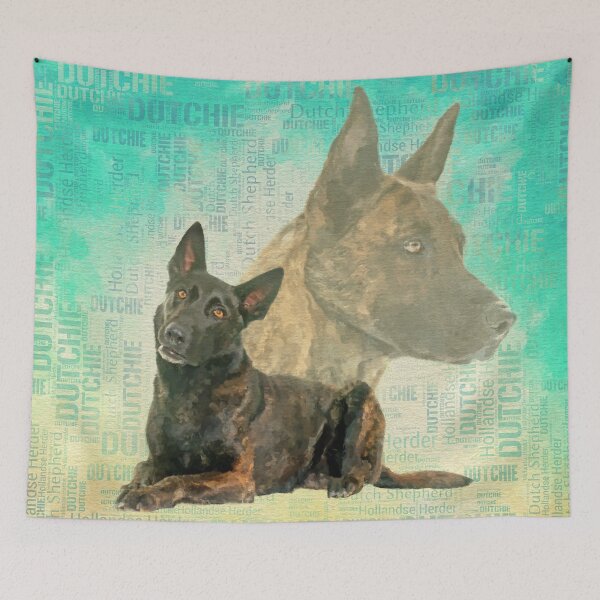 Item preview, Dutch Shepherd - Dutchie Collage designed and sold by k9printart.