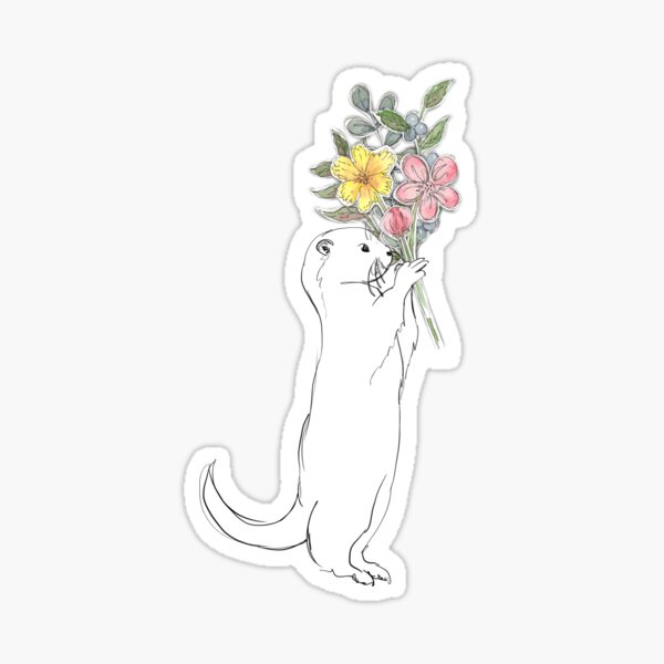 Gift from an Otter Sticker