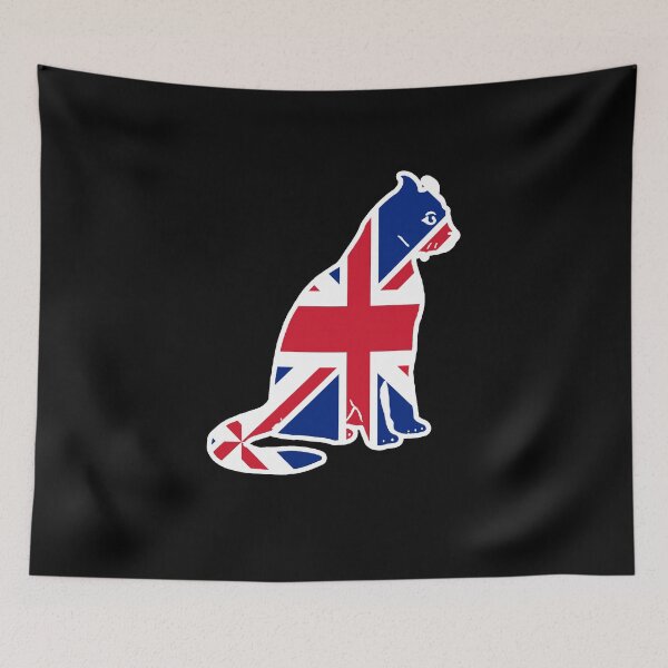 Item preview, American Curl Cat Flag of the United Kingdom designed and sold by shoppzee.