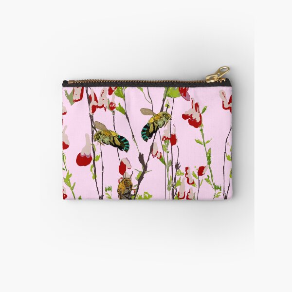Item preview, The Blue Banded Bee (Amegilla cingulata) on pink designed and sold by ChrissyWild.