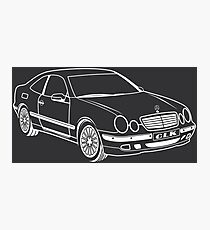 Mercedes clk w208 Photographic Print
