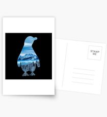 Penguin nature mountains Postcards