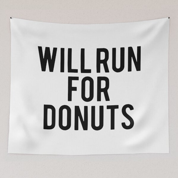 Item preview, Will run for donuts designed and sold by Peonie Design.