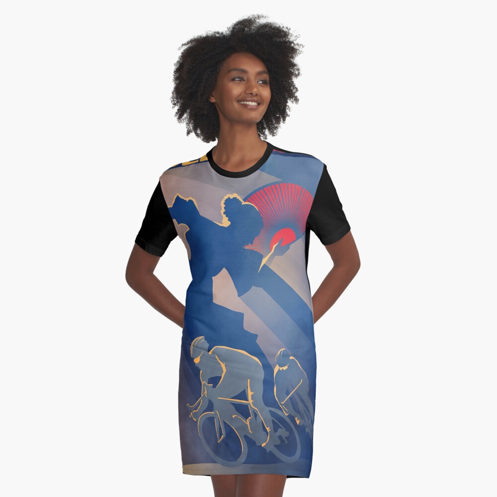 Item preview, Graphic T-Shirt Dress designed and sold by SFDesignstudio.