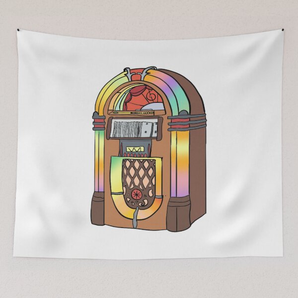 Item preview, Jukebox illustration designed and sold by silviaromo.