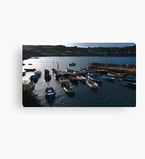 Coverack Harbour Canvas Print