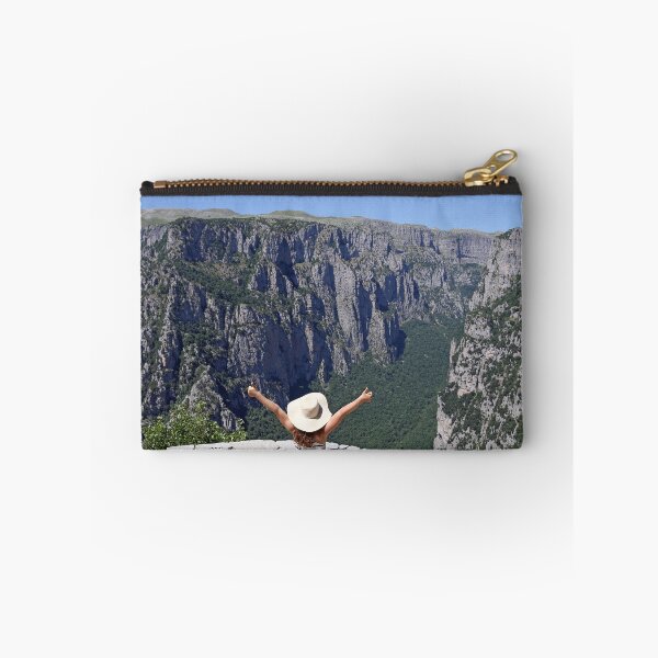 Item preview, little girl with thumbs up on the viewpoint Vikos gorge Greece designed and sold by goceris.