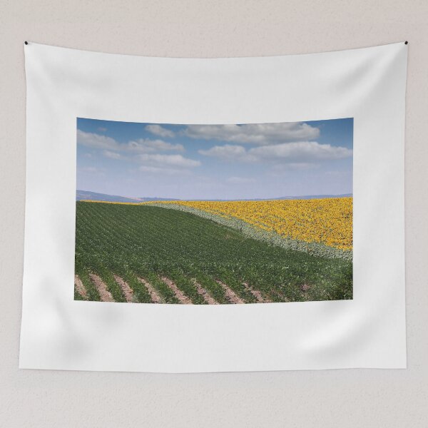 Item preview, soybean and sunflower field agriculture summer season designed and sold by goceris.