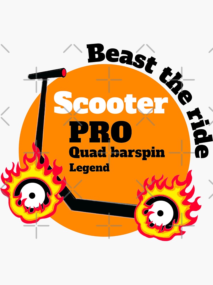 "Scooter Pro Quad Barspin Shirt Scooter Pro Quad Barspin tshirt