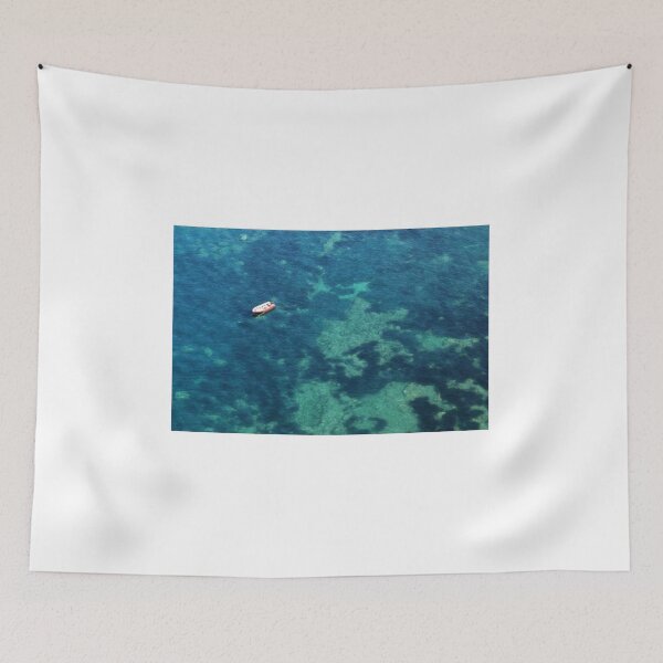 Item preview, boat on the sea summer season designed and sold by goceris.