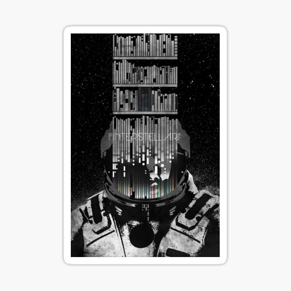 INTERSTELLAR poster Sticker