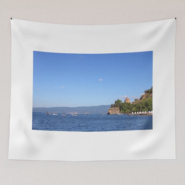 Item preview, Jovan Kaneo church Ohrid Macedonia landscape designed and sold by goceris.