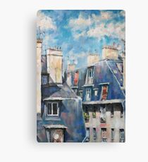 Roofs of Montmartre Canvas Print