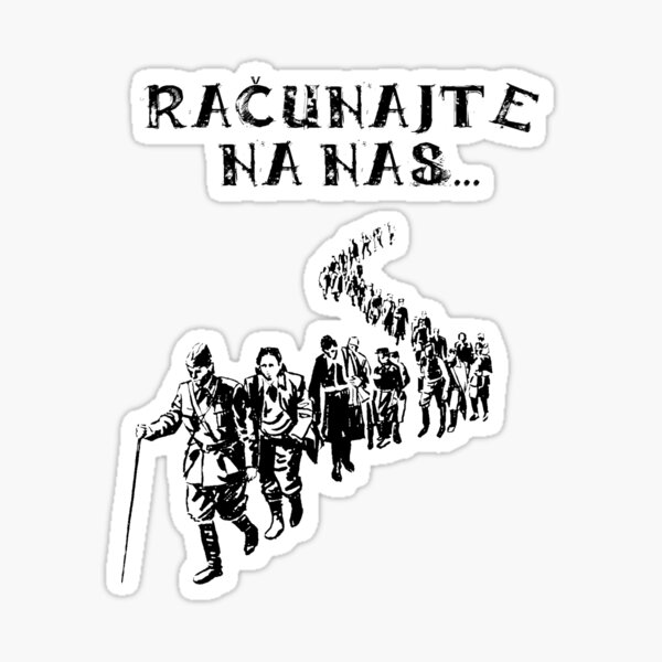 Aperçu de l'œuvre Partizani - Računajte na nas (w) créée et vendue par Daniela Baris.