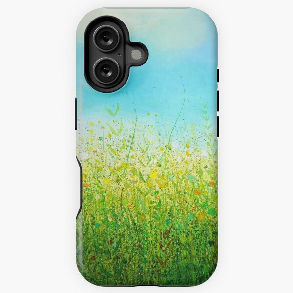 Yellow And Green Field iPhone Tough Case