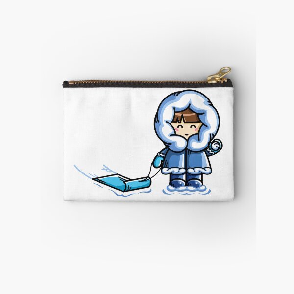 Item preview, Kawaii Cute Fun In The Snow designed and sold by Flaming Imp.