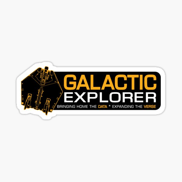ELITE DANGEROUS: GALACTIC EXPLORER STICKER Sticker