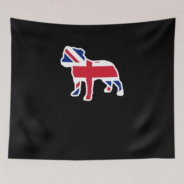 Item preview, Staffordshire Bull Terrier Dog Flag of the United Kingdom designed and sold by shoppzee.