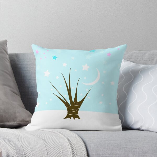 Item preview, Winter Tree with Fairy Lights and Stars designed and sold by tabbygun.