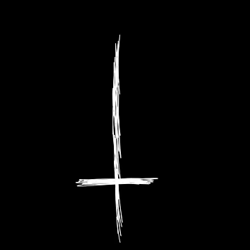 Artwork thumbnail, Gritty Inverted Cross by Michael Stewart
