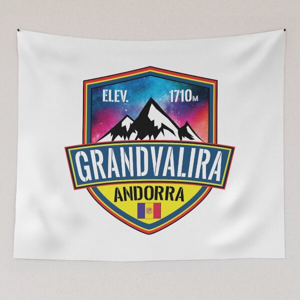 Item preview, Ski Grandvalira Andorra Skiing Pyrenees Mountains designed and sold by DESTINATIONS DECAL.