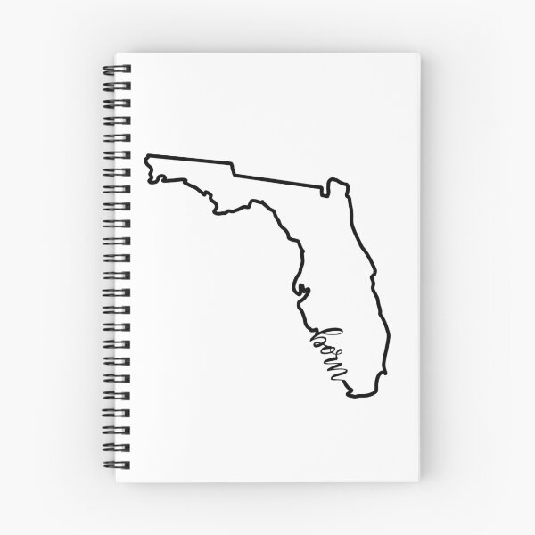 Artikelvorschau, Florida State Outline - Geboren entworfen und verkauft von Chocolate Musings.