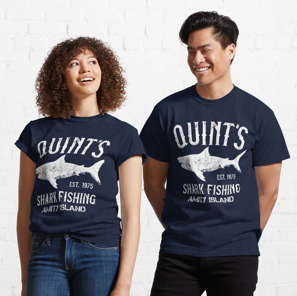 Quint's Shark Fishing - Amity Island 1975 Essential T-Shirt for