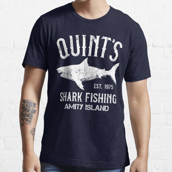 Quints Shark Fishing Jaws Retro T Shirt -  Canada