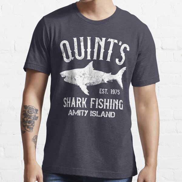 Quint's Shark Fishing - Amity Island 1975 Essential T-Shirt