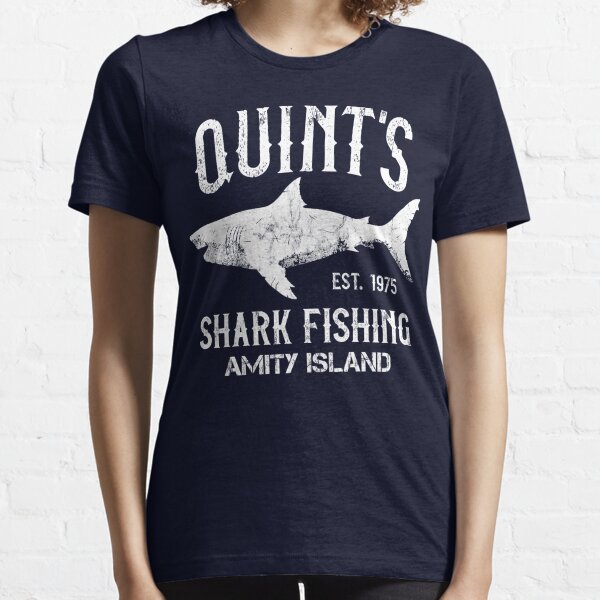 Animal One Hundred Fish Quints Shark Fishing Amity Island Tshirt Homme  Women's Clothes Unisex Polyester Blusas T Shirt For Women - AliExpress