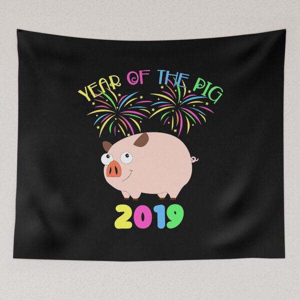 Item preview, Year Of The Pig Chinese New Year Astrology Zodiac designed and sold by Basti09.