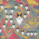 Abstract fibonacci cats by blackhalt