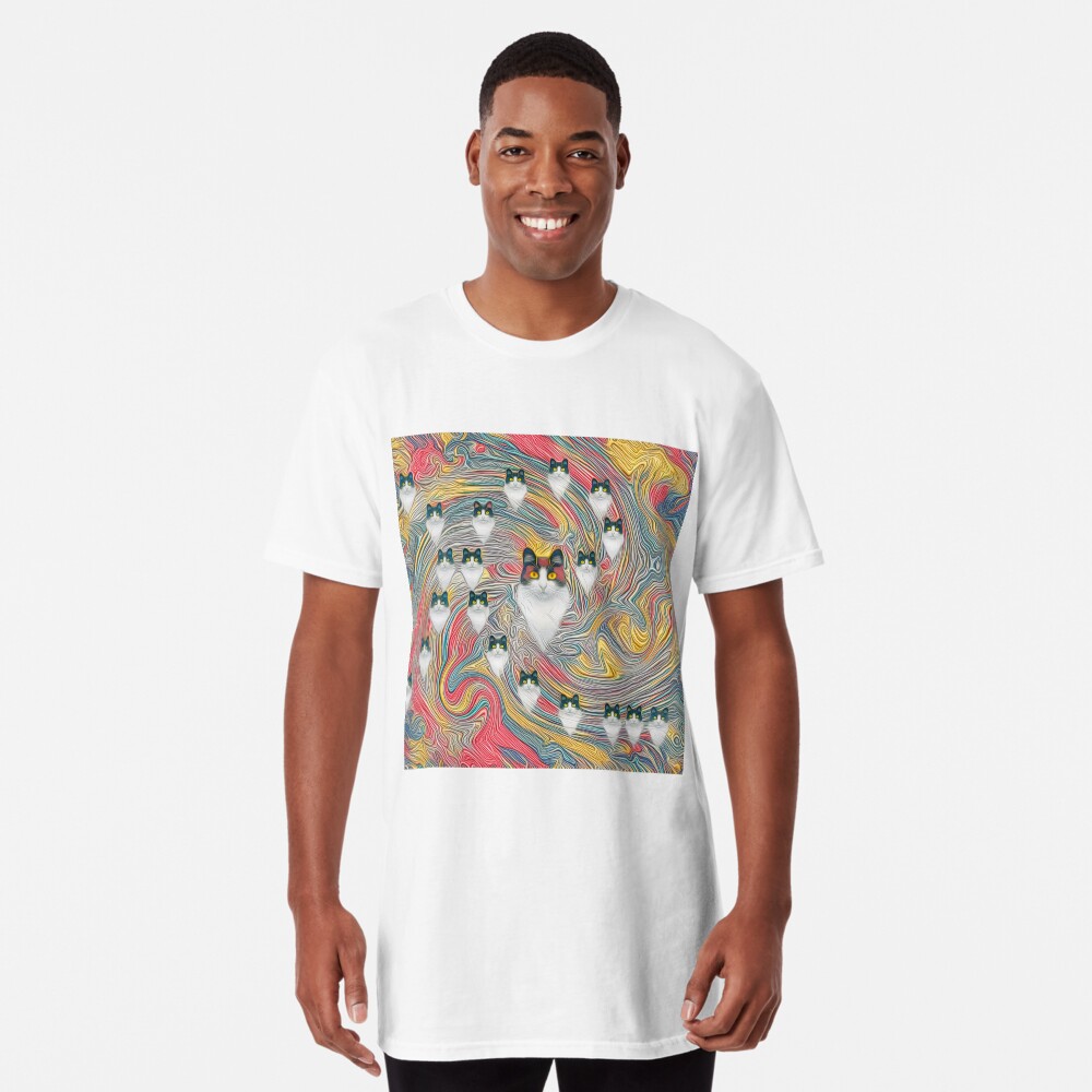 Aperçu de l'œuvre T-shirt long créée et vendue par blackhalt.