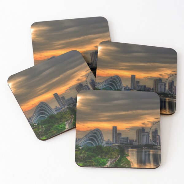 Item preview, Singapore Golden Hour Cityscape designed and sold by tpixx.