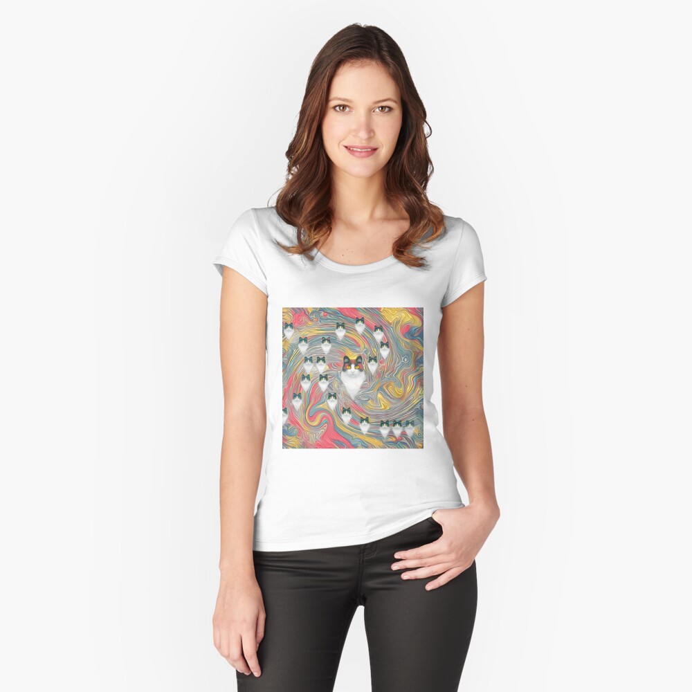 Aperçu de l'œuvre T-shirt échancré créée et vendue par blackhalt.