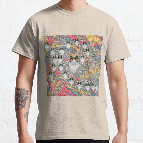 Abstract fibonacci cats Classic T-Shirt