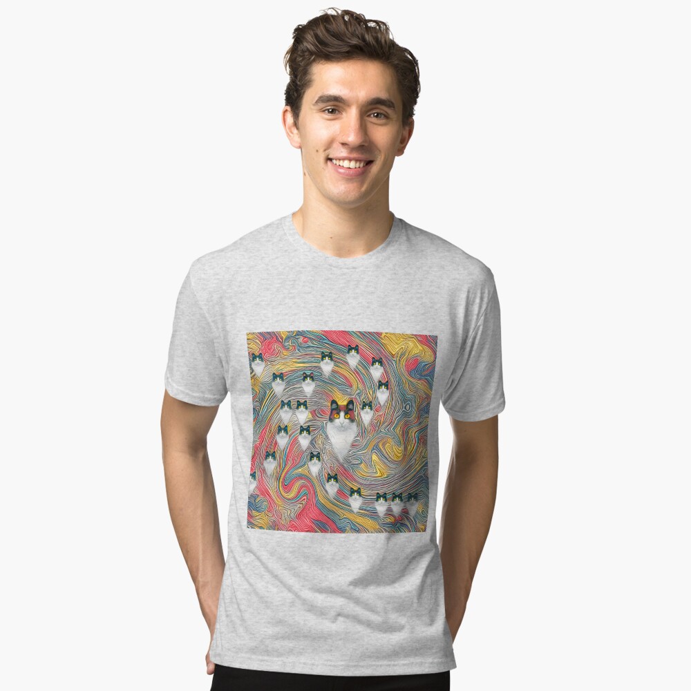Aperçu de l'œuvre T-shirt chiné créée et vendue par blackhalt.
