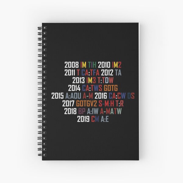 MCU: To the Endgame Spiral Notebook
