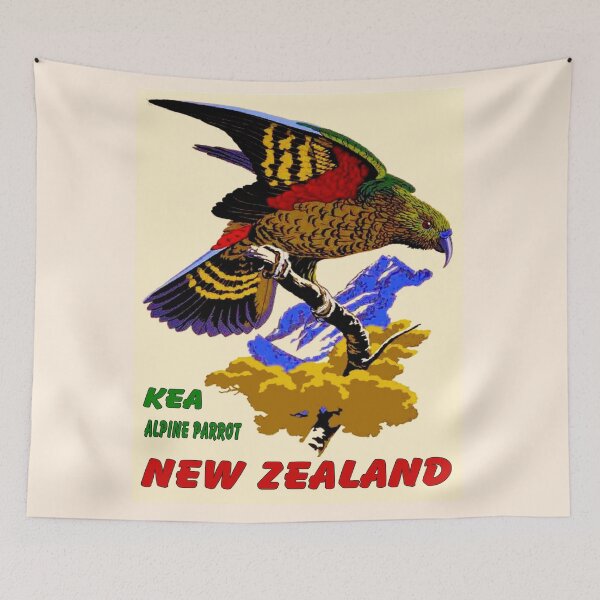 Item preview, NEW ZEALAND : Vintage Tourism Advertising Print designed and sold by posterbobs.