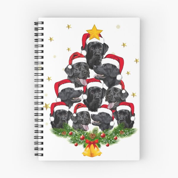 Item preview, Black Lab Christmas Tree T Shirt designed and sold by thuthuatna.