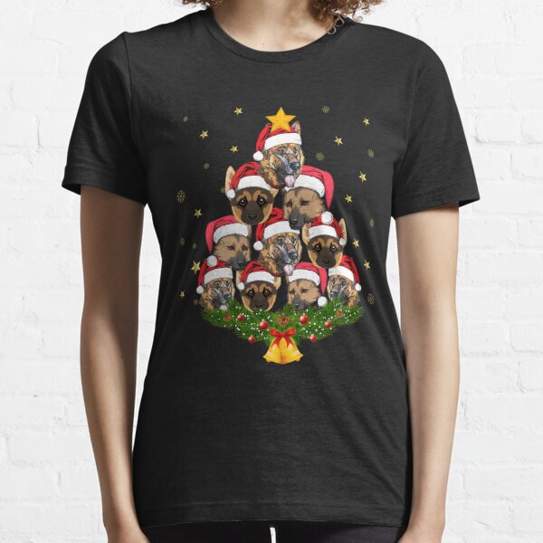 German Shepherd Christmas T Shirts for Sale Redbubble