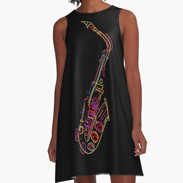 Saxophone A-Line Dress