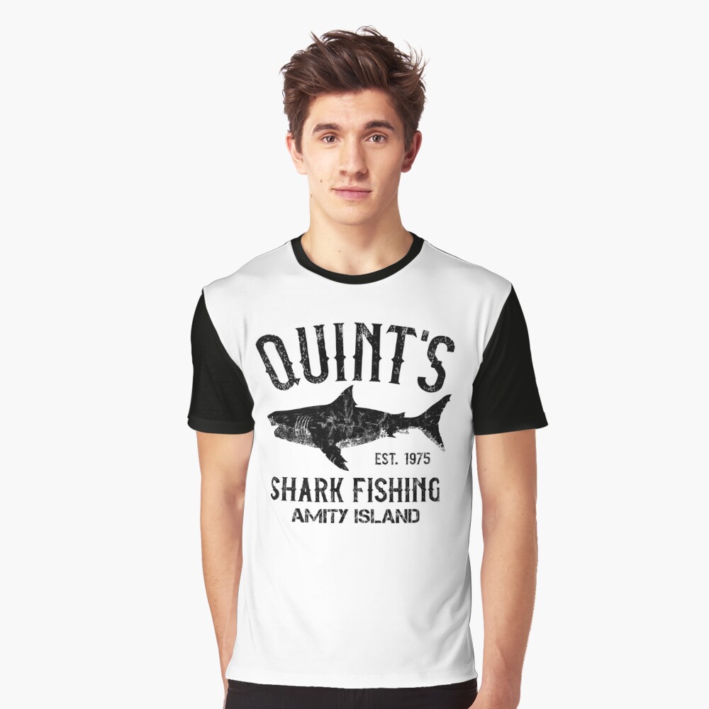 Quint's Shark Fishing - Amity Island 1975 Essential T-Shirt for