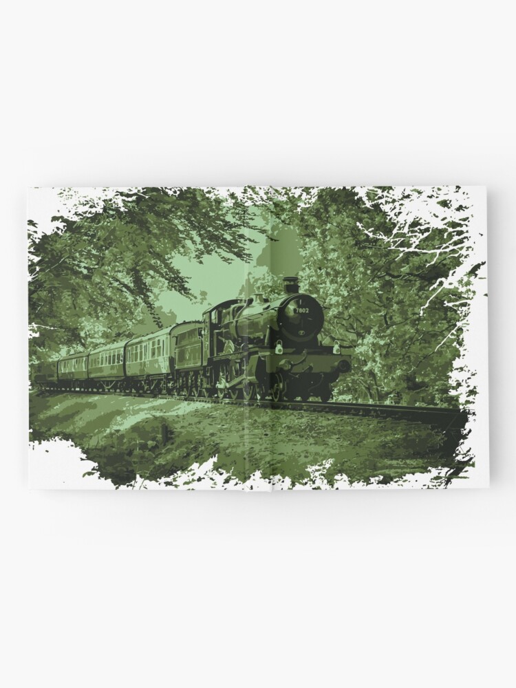 Alternate view of Steam Train in Green Hardcover Journal