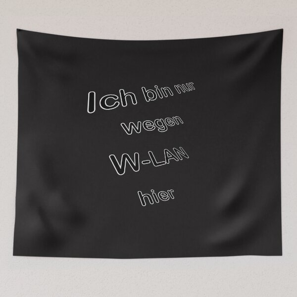 Item preview, I'm only here for Wi-Fi, funny WiFi shirt designed and sold by dm4design.