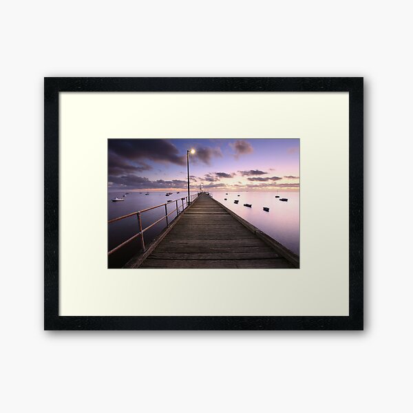 Pre-dawn Glow, Mornington Peninsula, Australia Framed Art Print