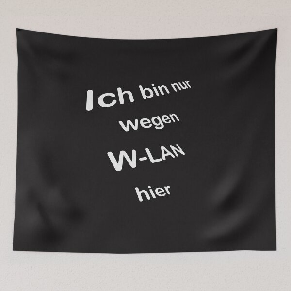 Item preview, I'm only here for Wi-Fi, funny WiFi shirt designed and sold by dm4design.