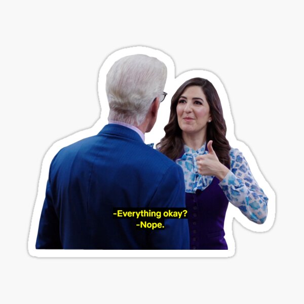 Everything okay? nope Sticker